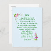 Liefde is het grootste Briefkaart (Voorkant / Achterkant)