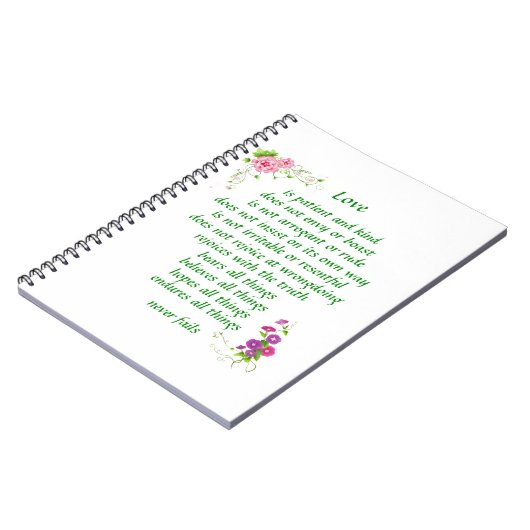 Liefde is het grootste - Notitieboek (Linkerzijde)