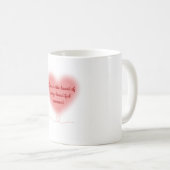 Liefde is het hart van elk mooi moment koffiemok (Voorkant rechts)