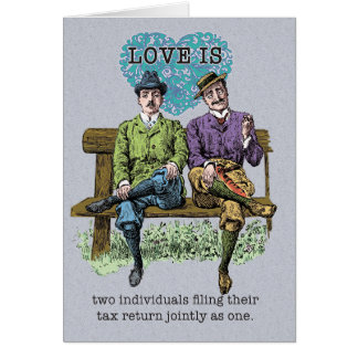 Liefde is het indienen van een Joint Tax Return Ga