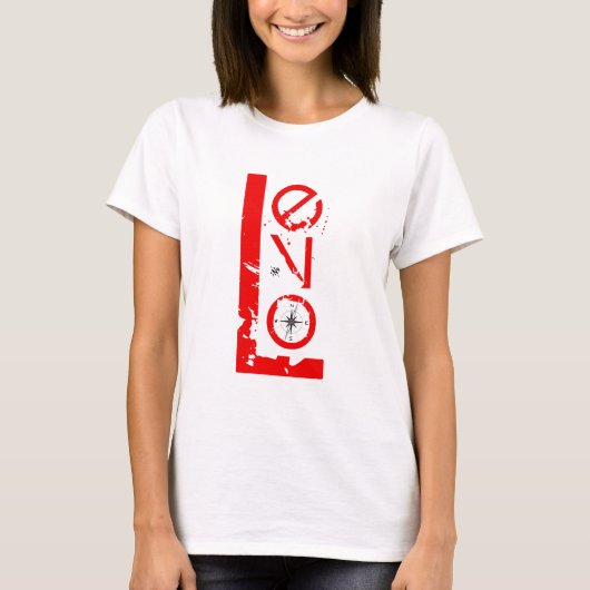 Liefde is het kompas v1 t-shirt (Voorkant)