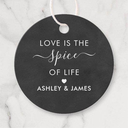 Liefde is het Label van de Spice of Life Wedding,  (Voorkant)