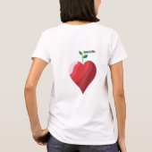Liefde is het leven: hart en Plant T-shirt (Achterkant)