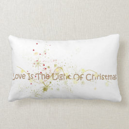 Liefde is het licht van de kerstpiloot kussen