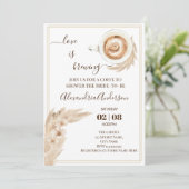 Liefde is het Vrijgezellenfeest van Pampa Grass In Kaart (Staand voorkant)