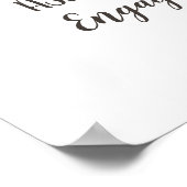 Liefde is het Welkomstteken van de Partij van de O Poster (Hoek)