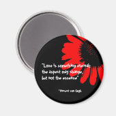 "Liefde is iets eeuwig..." Magneet (Voorkant / Achterkant)