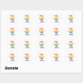 LIEFDE IS IETS VERSCHRIKKELIJKS OM TE HATEN RONDE STICKER (Vel)