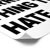 Liefde is iets vreselijks om positieve uitspraken poster (Hoek)