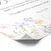 Liefde is in bloei bar bord poster (Hoek)