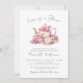 Liefde is in bloei bloementhee Vrijgezellenfeest Kaart (Voorkant)