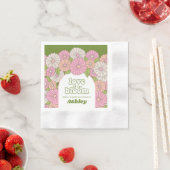 Liefde is in bloei - Boho Bloemen Bruidsmeisjesfee Servet (Insitu)