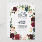 Liefde is in bloei Boho bloemrijke bruidsdouche Kaart (Voorkant)