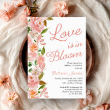 Liefde is in bloei bruidsfeestje blos bloemen