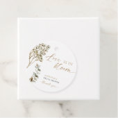 Liefde is in bloei bruidsshower Pampas gras Bedankjes Labels (In situ)