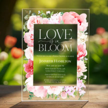Liefde is in bloei | Bruidsuitnodiging Wild Garden