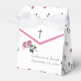 Liefde is in bloei bruiloft gunst doos bedankdoosjes