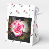 Liefde is in bloei bruiloft gunst doos bedankdoosjes (Achterkant)