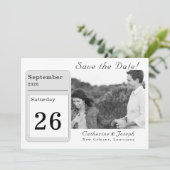 Liefde is in bloei bruiloft Save The Date (Staand voorkant)