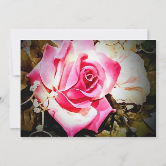 Liefde is in bloei bruiloft Save The Date (Achterkant)