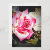 Liefde is in bloei bruiloft Save The Date (Achterkant)