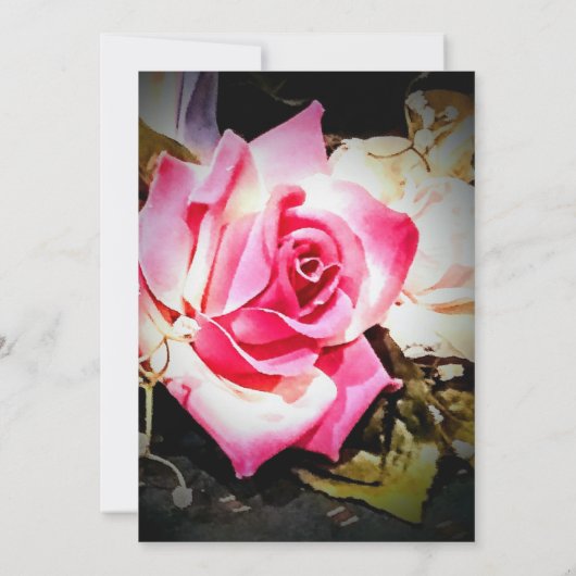 Liefde is in bloei bruiloft Save The Date (Achterkant)