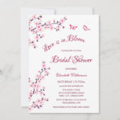 Liefde is in bloei | Cherry Blossom Vrijgezellenfe Kaart (Voorkant)