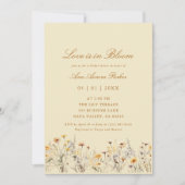 Liefde is in bloei Floral Waterverf Vrijgezellenfe Kaart (Voorkant)