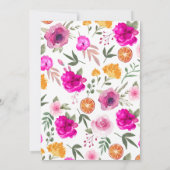 Liefde is in bloei | Kleurrijke Wildflower Spring Kaart (Achterkant)