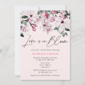 Liefde Is In Bloei Lente Bloem Bruidsmeisjesfeest Kaart (Voorkant)