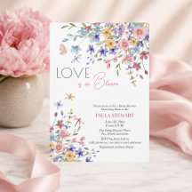 Liefde is in bloei Libellen Roze Baby Shower