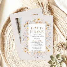 Liefde is in bloei Modern Wildflower Vrijgezellenf