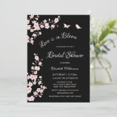 Liefde is in bloei | QR Code Registry Vrijgezellen Kaart (Staand voorkant)