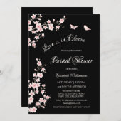 Liefde is in bloei | QR Code Registry Vrijgezellen Kaart (Voorkant / Achterkant)