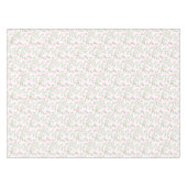 Liefde is in bloei Roze bloemige bruidsdouche Tafelkleed (Voorkant (Horizontaal))