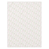 Liefde is in bloei Roze bloemige bruidsdouche Tafelkleed (Voorkant)