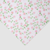 Liefde is in bloei Roze bloemige bruidsdouche Tissuepapier (Detail)