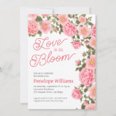 LIEFDE IS IN BLOEI  ROZE WILDE ROZEN KAART (Voorkant)