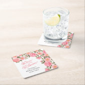 LIEFDE IS IN BLOEI  ROZE WILDE ROZEN KARTONNEN ONDERZETTERS (Insitu)