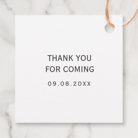 Liefde is in bloei, Seed Gift Label, bruiloft, Kra Bedankjes Labels (Achterkant)