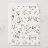 Liefde is in bloei vrijgezellenfeest Boho Flower Kaart (Achterkant)