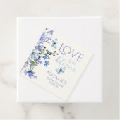 Liefde is in bloei Wildflower Floral Vrijgezellenf Bedankjes Labels (In situ)