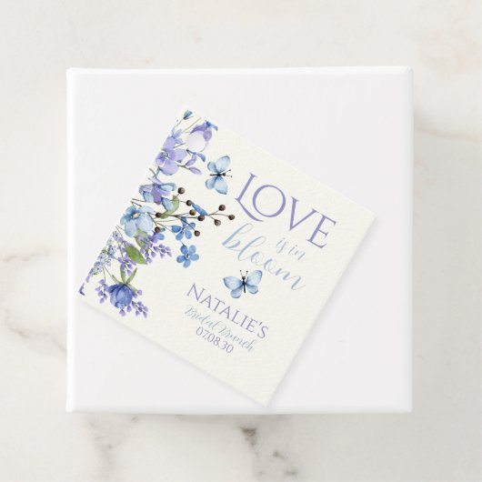 Liefde is in bloei Wildflower Floral Vrijgezellenf Bedankjes Labels (In situ)