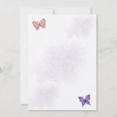 Liefde is in bloei Wildflower Spring vrijgezellenf Kaart (Achterkant)