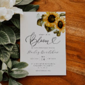 Liefde is in bloei | Zonnebloem Vrijgezellenfeest Kaart