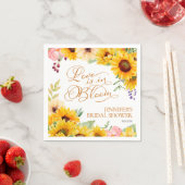 Liefde is in bloei | Zonnebloem Vrijgezellenfeest Servet (Insitu)