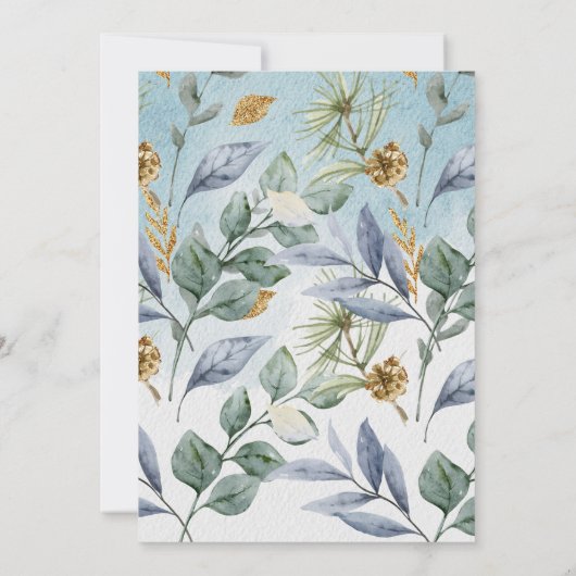 Liefde is in bloem Vrijgezellenfeest een mosterdbl Kaart (Achterkant)