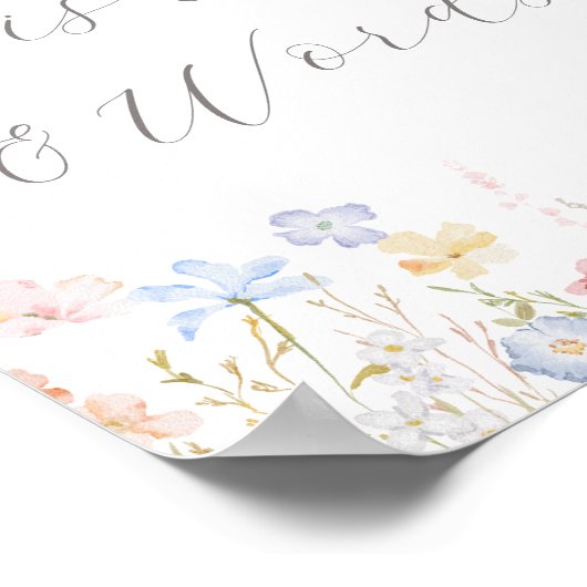 Liefde is in Bloom Bar Advies & Wens Poster (Hoek)