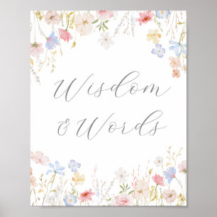 Liefde is in Bloom Bar Advies & Wens Poster