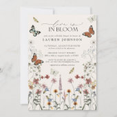 Liefde is in Bloom Boho Butterflies Vrijgezellenfe Kaart (Voorkant)